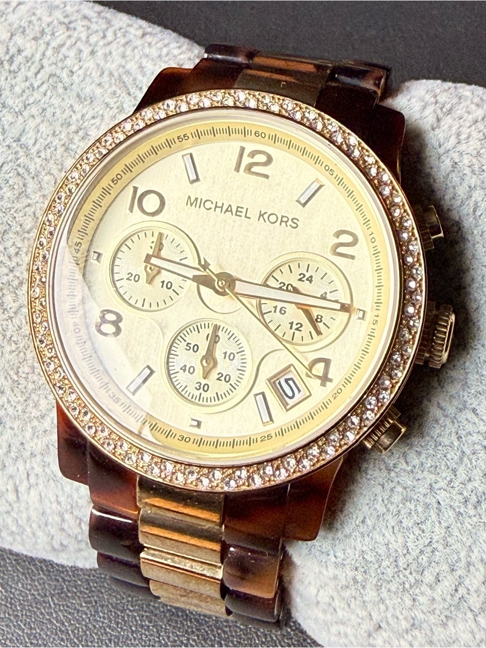 Michael Kors Runway Watch Tortoise band